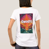 Gwosts Psychedelisch Dames T-Shirt (Achterkant)
