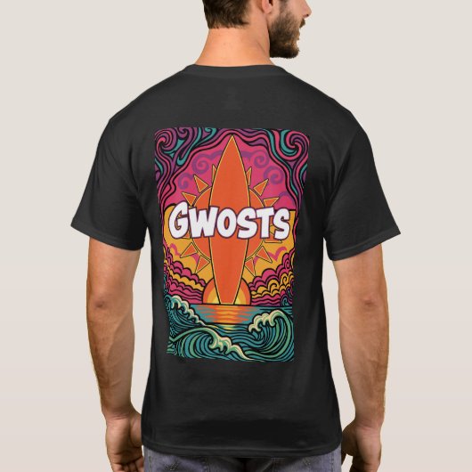 Gwosts Psychodelisch T-shirt (Achterkant)