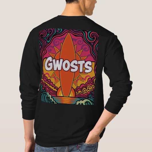 Gwosts Psychodelisch T-shirt (Achterkant)