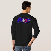 Gwosts x Disko Lange Mouwen T-shirt (Achterkant volledig)