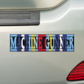 GWOTEM Veteran Machine Gunner Bumpersticker (Op auto)