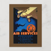 GWR Air Services  Poster Europe Briefkaart (Voorkant)