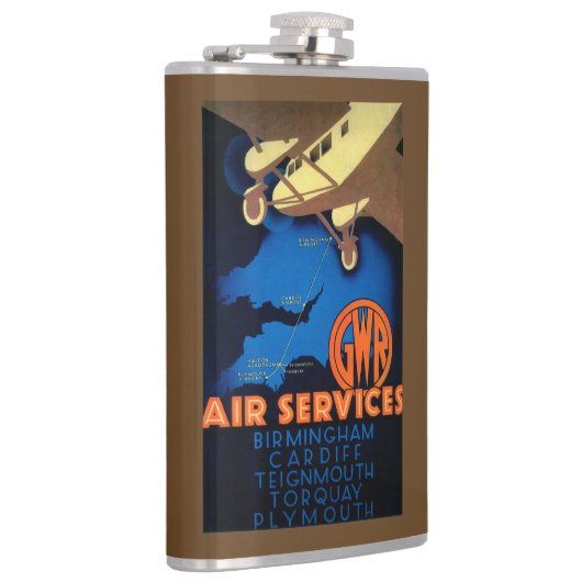 GWR Air Services  Poster Europe Heupfles (Rechts)