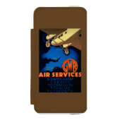 GWR Air Services Poster Europe Incipio iPhone Portemonnee Hoesje (Voorkant Agenda)