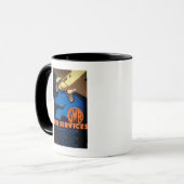 GWR Air Services  Poster Europe Mok (Voorkant links)