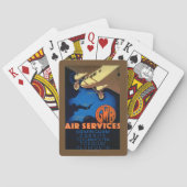 GWR Air Services  Poster Europe Pokerkaarten (Achterkant)