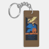 GWR Air Services  Poster Europe Sleutelhanger (Voorkant Links)