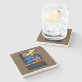 GWR Air Services  Poster Europe Stenen Onderzetter (Zijkant)