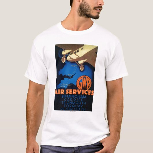 GWR Air Services  Poster Europe T-shirt (Voorkant)