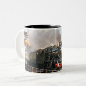 GWR King Edward 1 stoommachine Tweekleurige Koffiemok (Voorkant links)