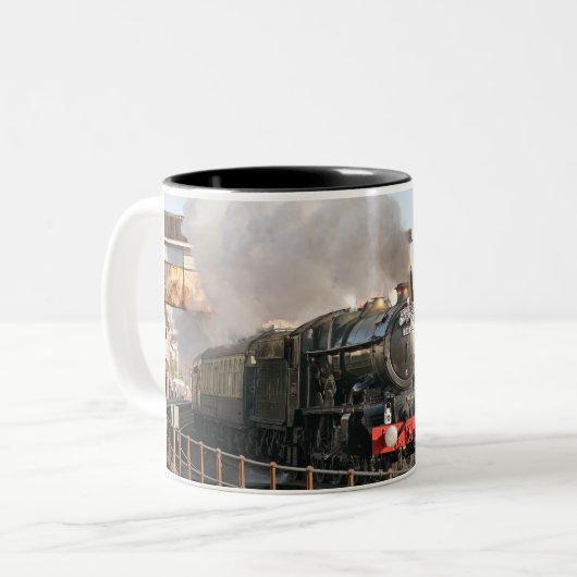 GWR King Edward 1 stoommachine Tweekleurige Koffiemok (Voorkant links)