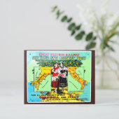 GWR zie je eigen land eerst adverteren Briefkaart (Staand voorkant)