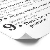 GW's regels voor mobiliteit Poster (Hoek)