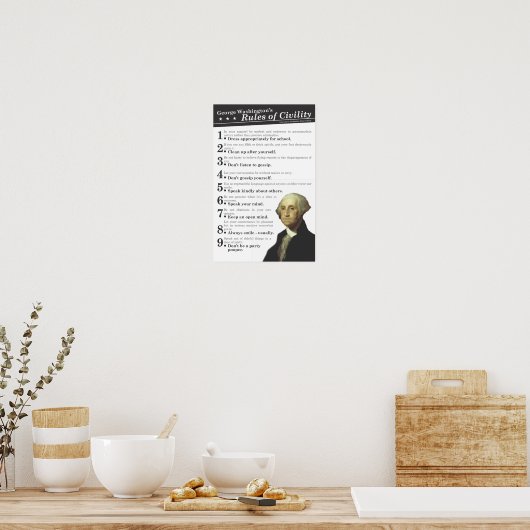 GW's regels voor mobiliteit Poster (Keuken)