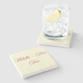 GWTW Fiddle dee dee quote onderzetter (Zijkant)