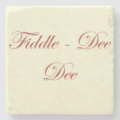 GWTW Fiddle dee dee quote onderzetter (Voorkant)