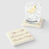 GWTW Na alles morgen is een andere dag Stenen Onderzetter (Zijkant)