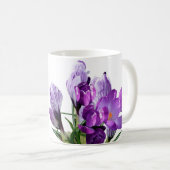 Gwyneth naam paarse bloemenboho Koffiemok (Voorkant rechts)