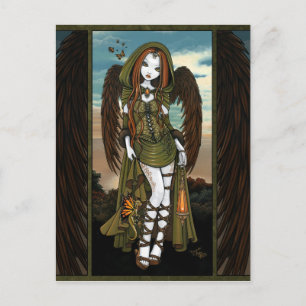 Gwyneth Sunset Dragon Lantern Angel Briefkaart