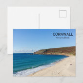 Gwynver Beach Cornwall Engeland Briefkaart (Voorkant / Achterkant)