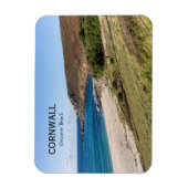 Gwynver Beach in Cornwall, Engeland Magneet (Verticaal)