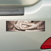 Gyan Mudra Buddha Bumpersticker (Op auto)
