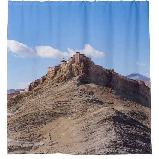 Gyantse Dzong-fort - Tibet Douchegordijn (Voorkant)