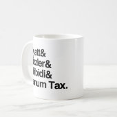 Gyatt Rizzler Skibidi en Fanum Tax Koffiemok (Voorkant links)