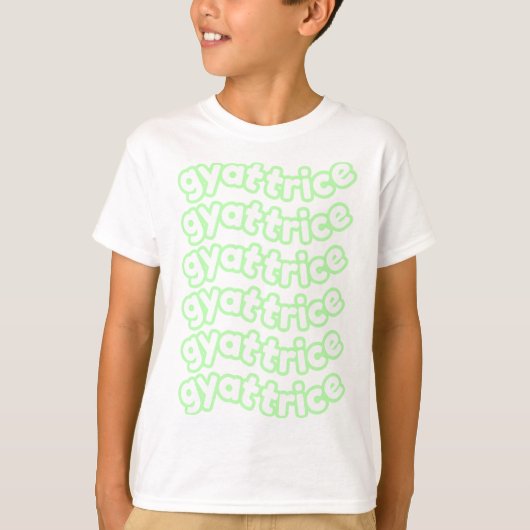 @gyattrice Logo Pastel Green Kind's T-shirt (Voorkant)