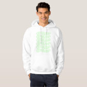 @gyattrice Logo Pastel Groene Mannen Hoodie (Voorkant volledig)