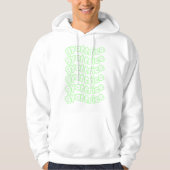 @gyattrice Logo Pastel Groene Mannen Hoodie (Voorkant)