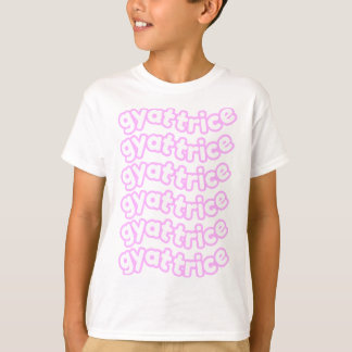 @gyattrice Logo Pastel Roze Kind T-shirt