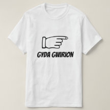 gyda gwirion | met stomkop in het Welsh