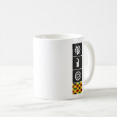 Gye Nyame Adinkra Symbool Koffie Mok (Voorkant rechts)