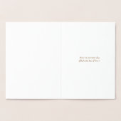 Gye Nyame Adinkra Verjaardagskaart Folie Kaarten (Binnen)