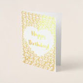 Gye Nyame Adinkra Verjaardagskaart Folie Kaarten (Voorkant)