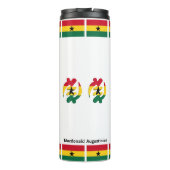 Gye Nyame ANGST ALLEEN GOD Christelijk Ghana Thermosbeker (Achterkant)