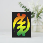 GYE NYAME BRIEFKAART (Staand voorkant)