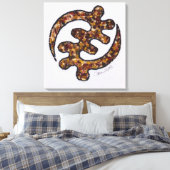 Gye Nyame Canvas Afdruk (Insitu (Slaapkamer))