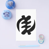 Gye Nyame | God is Allerhoogste Adinkra-symbool Flyer (Enkel)