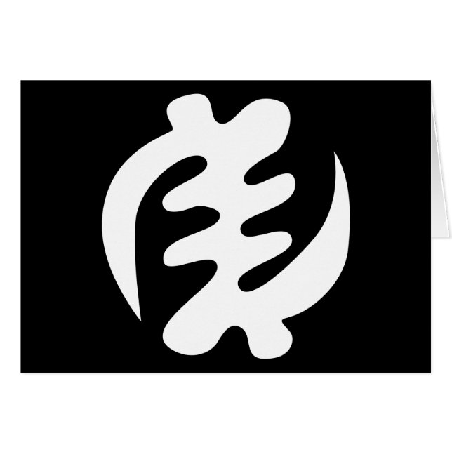 Gye Nyame | God is het hoogste adinkra-symbool (Voorkant Horizontaal)