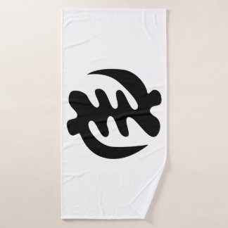 Gye Nyame | God is het hoogste adinkra-symbool Badhanddoek