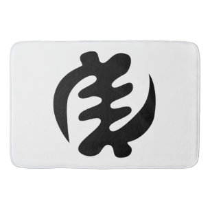 Gye Nyame   God is het hoogste adinkra-symbool Badmat
