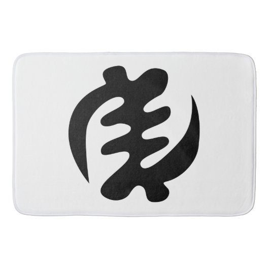 Gye Nyame | God is het hoogste adinkra-symbool Badmat (Voorkant)