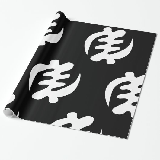 Gye Nyame | God is het hoogste adinkra-symbool Cadeaupapier (Uitgerold)