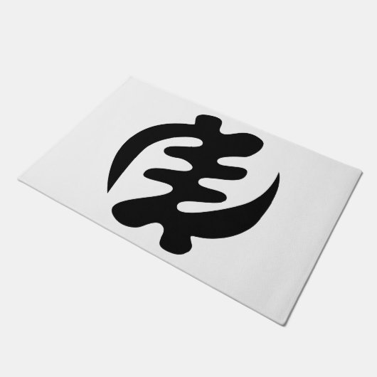 Gye Nyame | God is het hoogste adinkra-symbool Deurmat (Schuin)