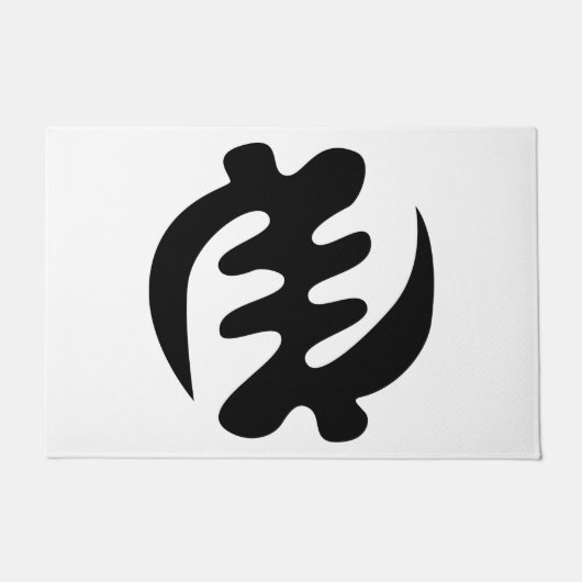 Gye Nyame | God is het hoogste adinkra-symbool Deurmat (Voorkant)