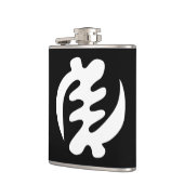 Gye Nyame | God is het hoogste adinkra-symbool Heupfles (Links)