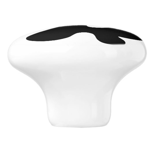 Gye Nyame | God is het hoogste adinkra-symbool Keramische Knop (Zijkant)