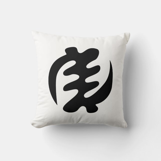 Gye Nyame | God is het hoogste adinkra-symbool Kussen (Voorkant)